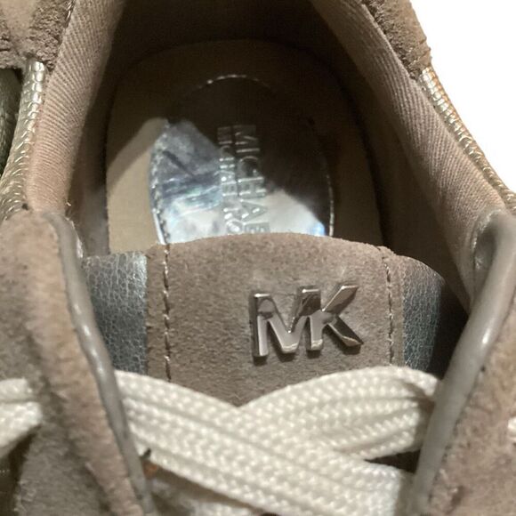 Michael Kors Stanton Trainer Metallic Lace Up Sneaker - Picture 14 of 16